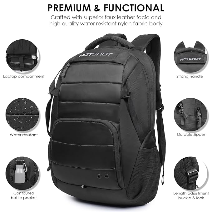 Hotshot 1415 School/Laptop/College Bag For Men And Women