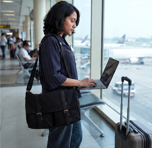 Urban Basta Noir Messenger Bag
