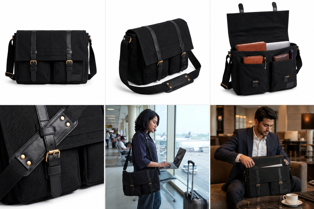 Urban Basta Noir Messenger Bag