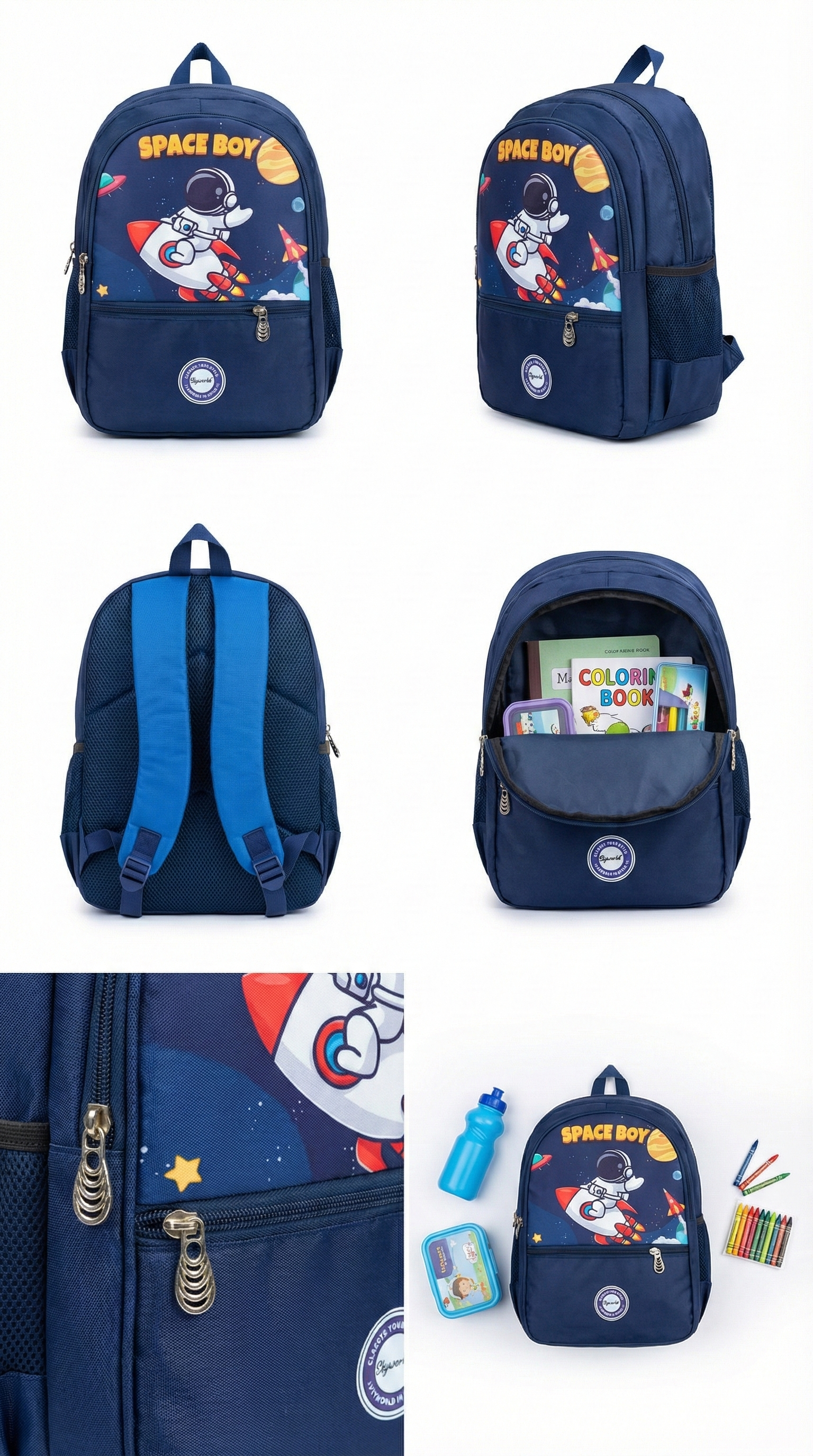 Skyworld Space Boy Theme Bag For Kids