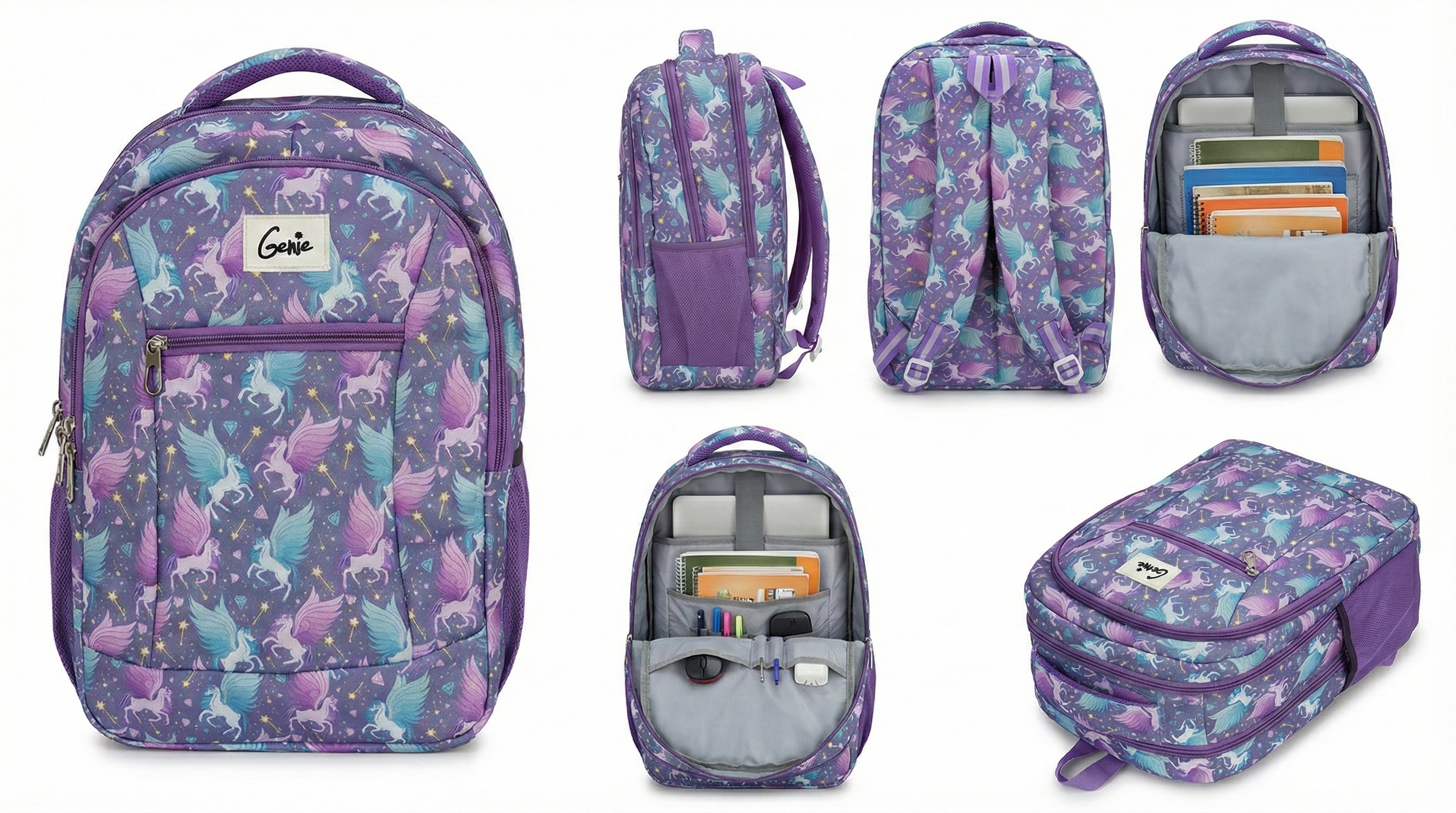 Genie Unicorn School Bag
